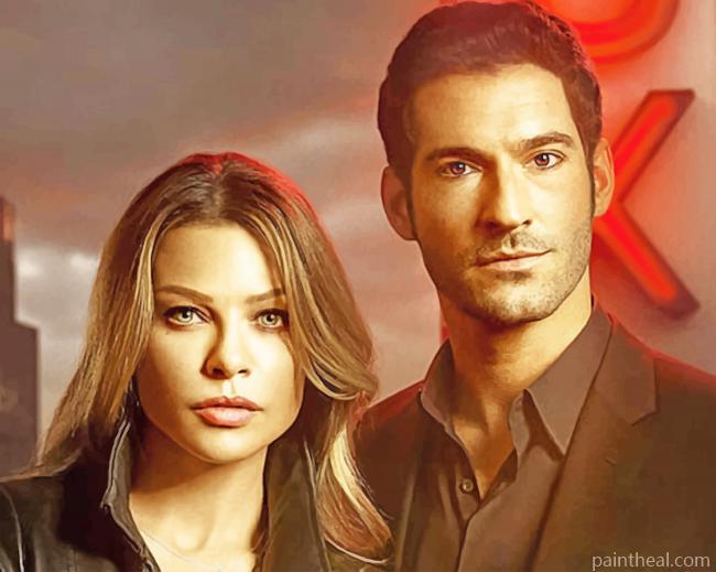 TV Show Lucifer Chloe Decker Painting By Numbers Kits