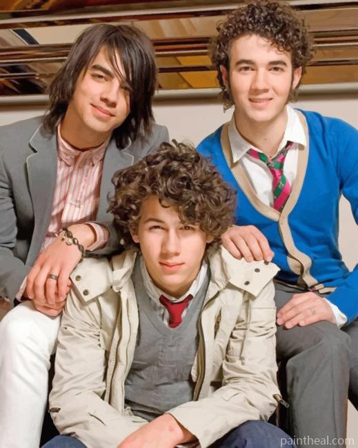 Jonas Brothers Camp Rock Painting By Numbers Kits