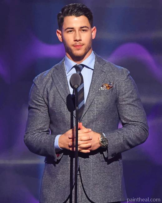Classy Nick Jonas Painting By Numbers Kits