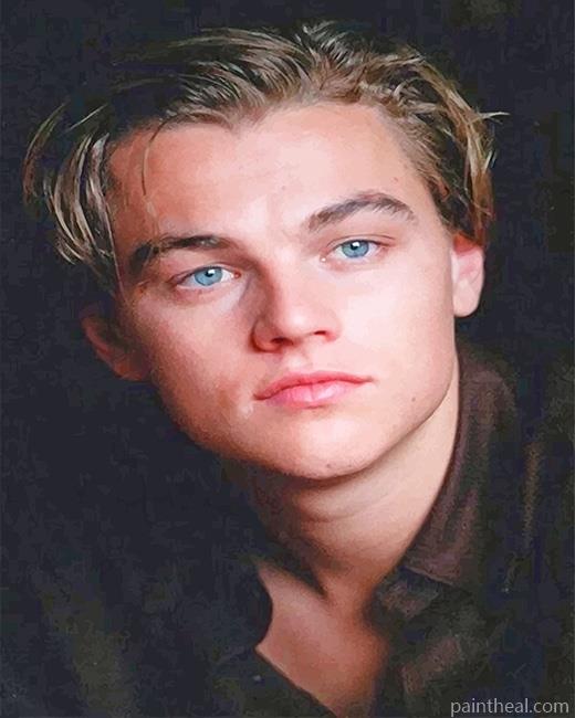 Handsome Young Leonardo DiCaprio Painting By Numbers Kits