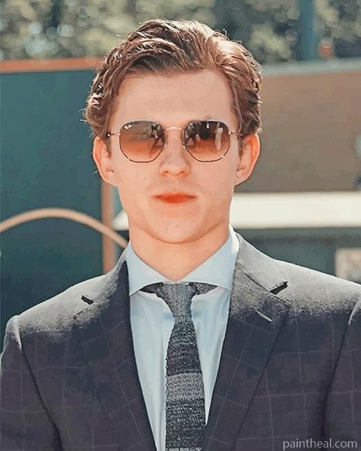Classy Tom Holland Painting By Numbers Kits