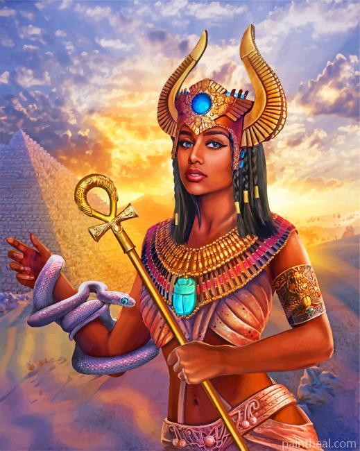 Egyptian Goddess Painting By Numbers Kits