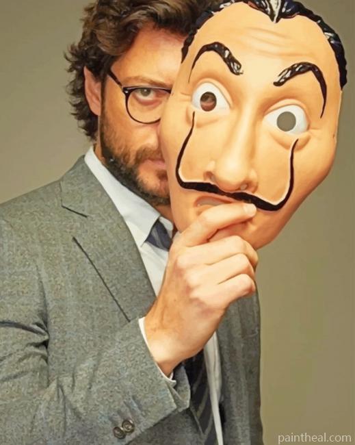 La Casa De Papel El Professor Painting By Numbers Kits