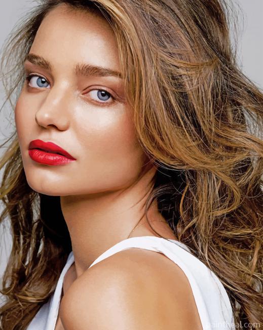 Miranda Kerr Photoshoot Painting By Numbers Kits