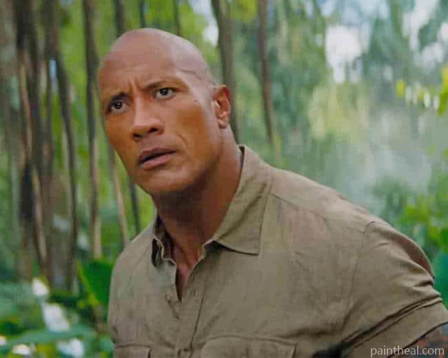Dwayne Johnson Jumanji Painting By Numbers Kits