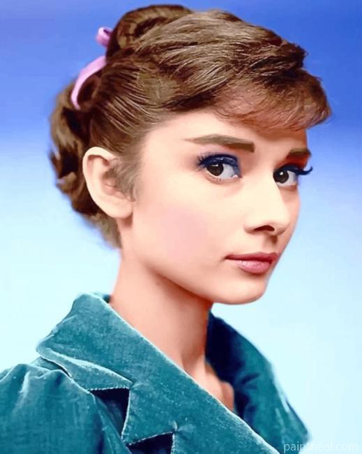 Audrey Hepburn Portrait Painting By Numbers Kits