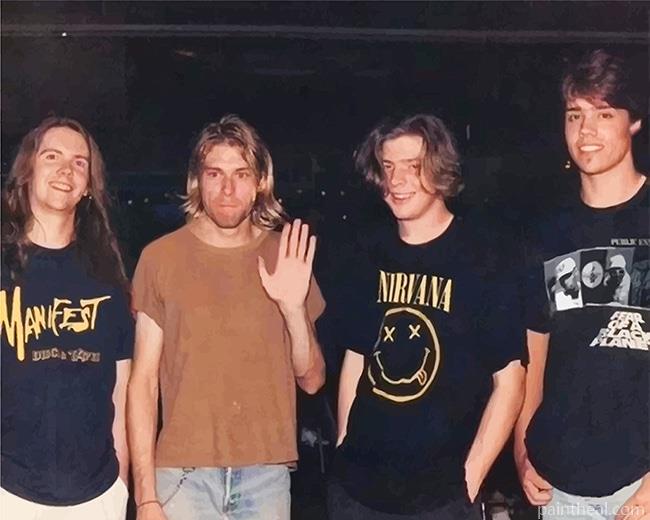 Nirvana American Band Painting By Numbers Kits