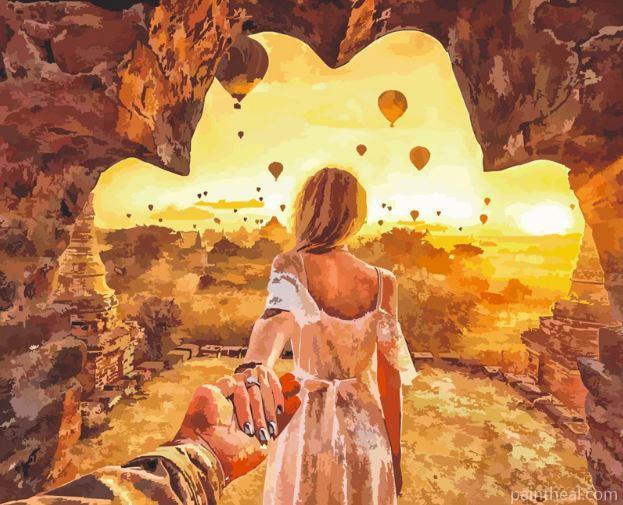 Follow Me To Cappadocia Painting By Numbers Kits