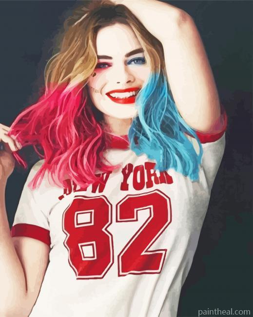 Best Picture of Margot Robbie Painting By Numbers Kits