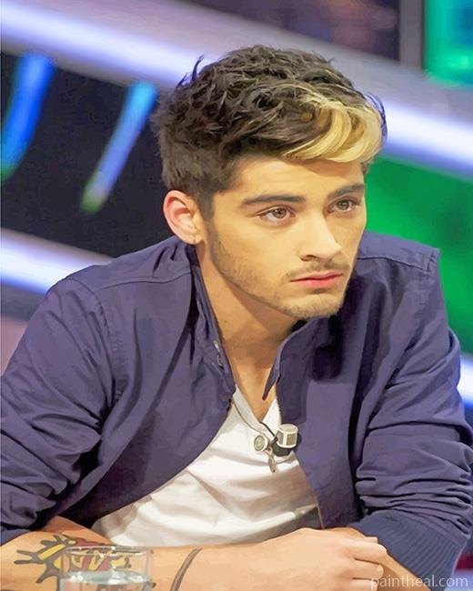 Zayn Javadd Malik One Direction Painting By Numbers Kits