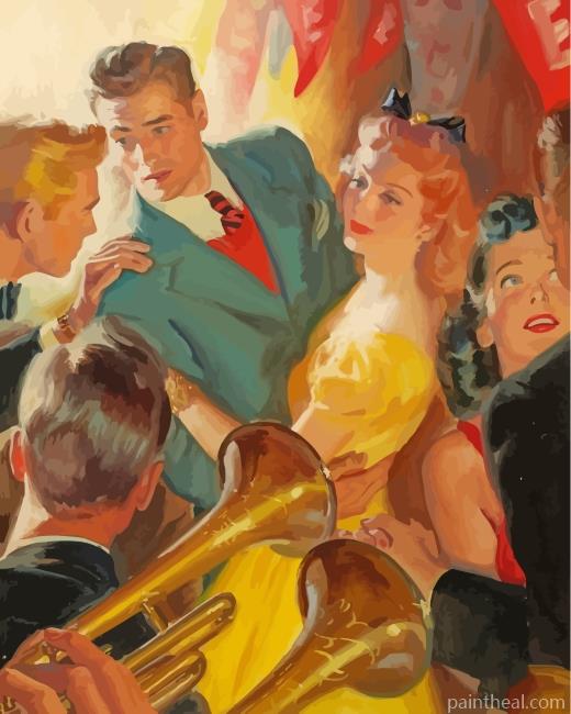 Dancing Party Painting By Numbers Kits