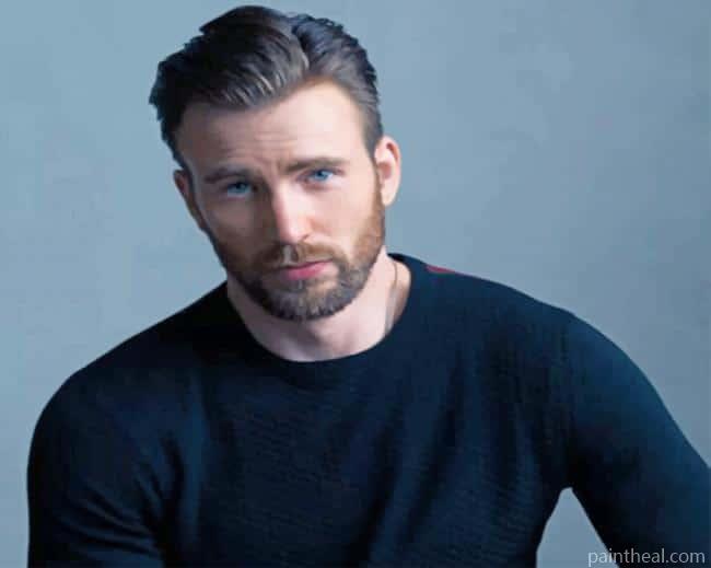 Chris Evans American Actor Painting By Numbers Kits