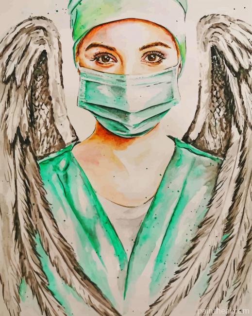 Angel Nurse Painting By Numbers Kits