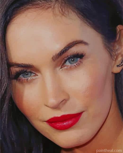 Actress Megan Fox Painting By Numbers Kits