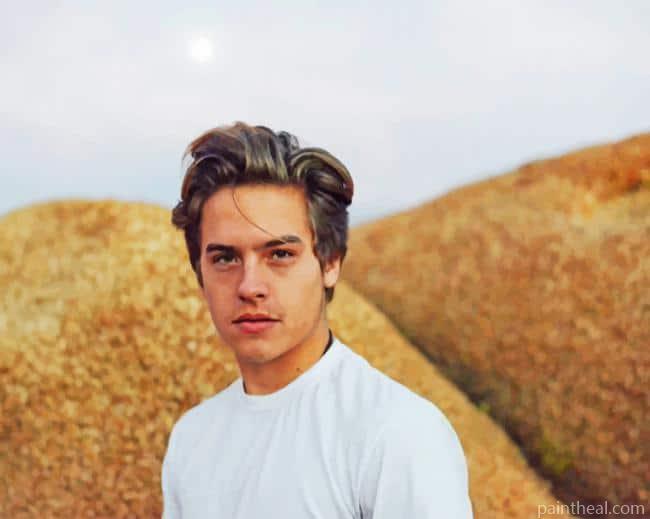 Handsome Dylan Sprouse Painting By Numbers Kits