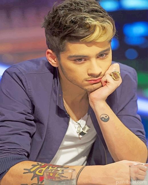 Zayn Malik Cool Look Painting By Numbers Kits