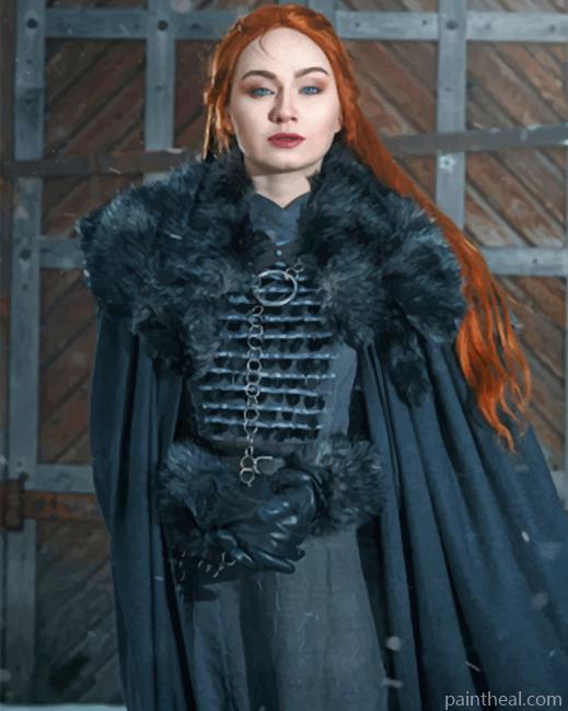 Sansa Stark GOT Painting By Numbers Kits