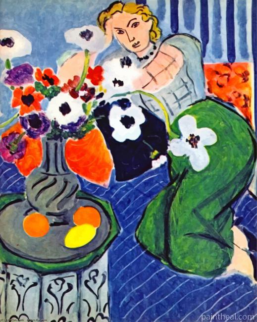 Odalisque Blue Harmonie Matisse Painting By Numbers Kits