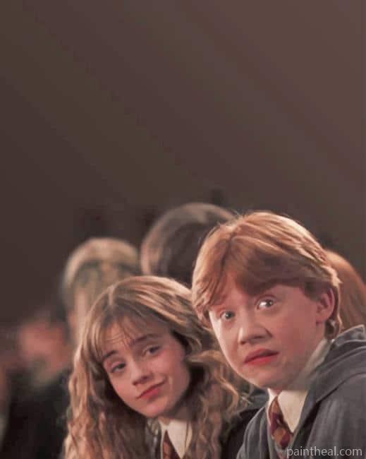 Hermione And Ron Painting By Numbers Kits