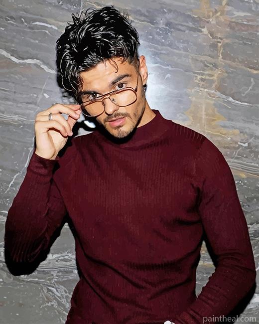 Abraham Mateo Glasses Painting By Numbers Kits