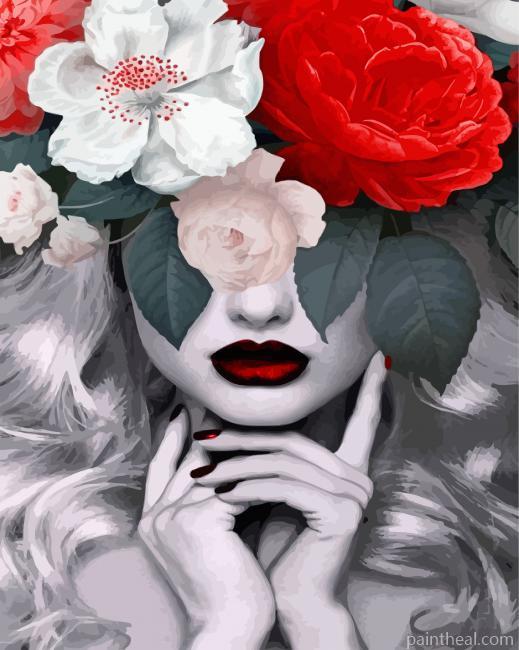 Floral Face Painting By Numbers Kits