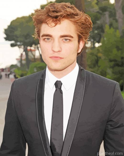 Classy Suit Robert Pattinson Painting By Numbers Kits