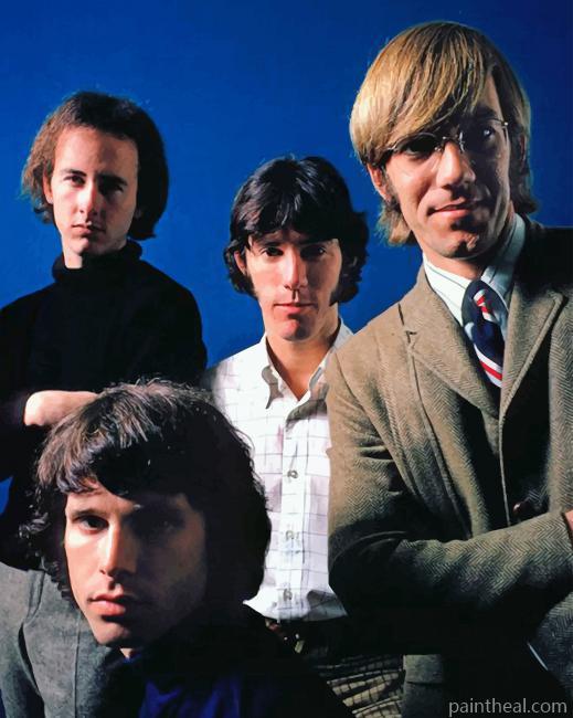 The Doors Band Rock Painting By Numbers Kits