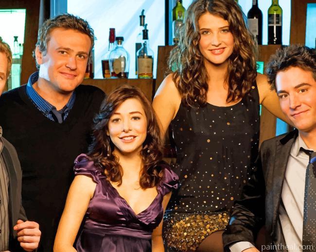 TV Show How I Met Your Mother Painting By Numbers Kits
