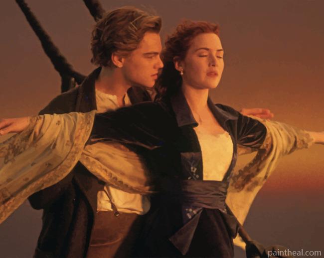 Jack And Rose Titanic Painting By Numbers Kits