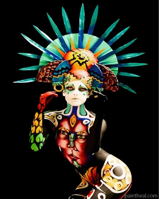 Bodypaint Woman Painting By Numbers Kits