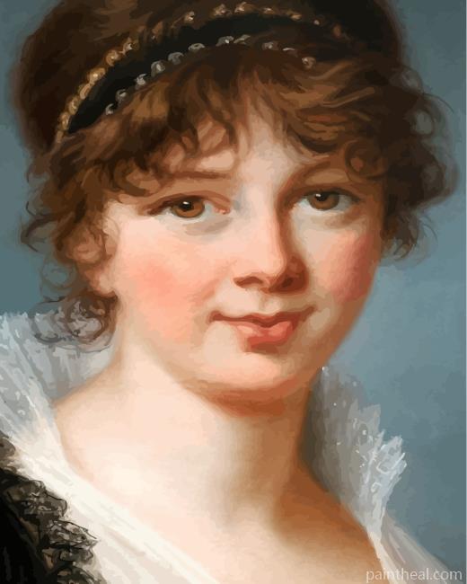 Vintage Woman Elisabeth Vigee Le Brun Painting By Numbers Kits