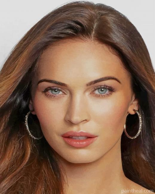 Megan Fox Painting By Numbers Kits