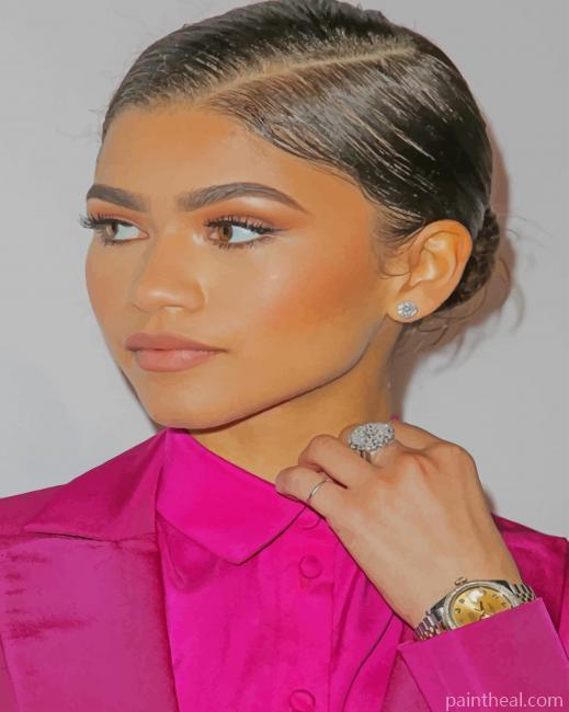 The Pretty Zendaya Painting By Numbers Kits