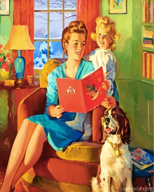 Reading Story Painting By Numbers Kits