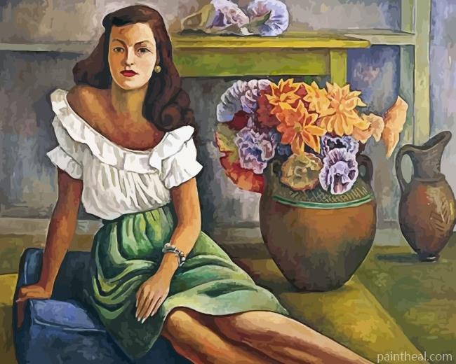 Retrato De Mujer Diego Rivera Painting By Numbers Kits