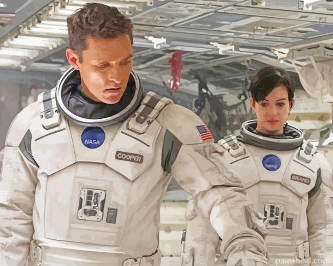 Interstellar Cooper And Brand Painting By Numbers Kits