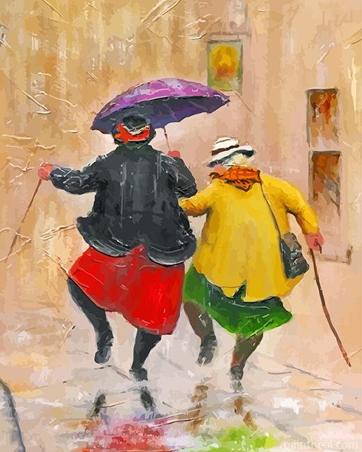 Two Old Ladies Painting By Numbers Kits