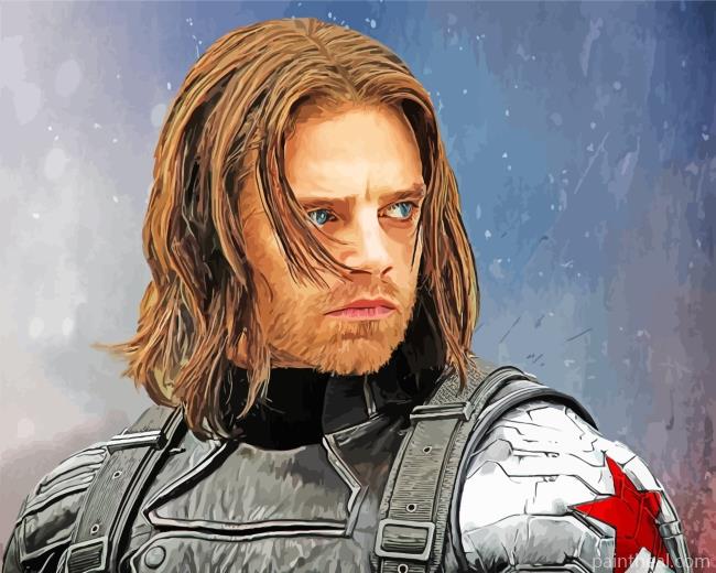 Bucky Barnes Winter Soldier Painting By Numbers Kits