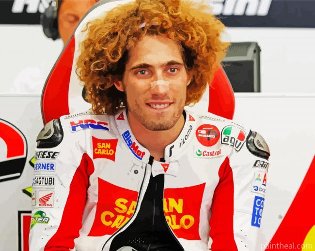 Marco Simoncelli Painting By Numbers Kits