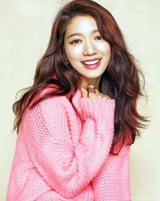 Park Shin Hye Smile Painting By Numbers Kits