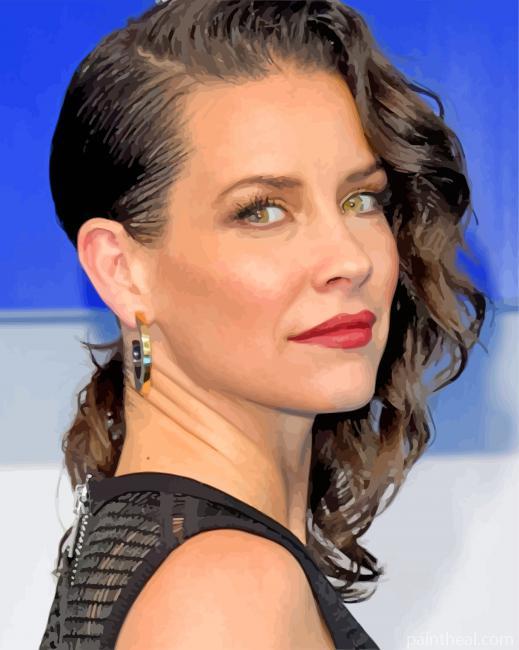 Evangeline Lilly Actress Painting By Numbers Kits
