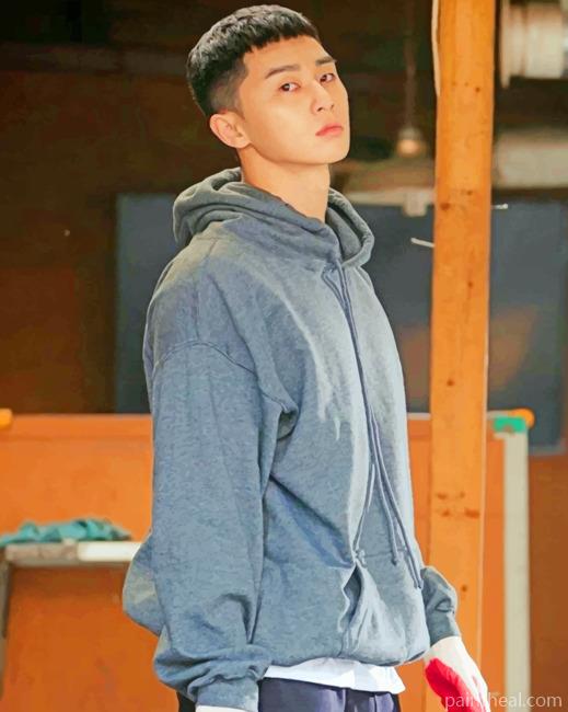 Actor Park Seo Joon Painting By Numbers Kits