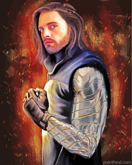 Bucky Barnes Painting By Numbers Kits