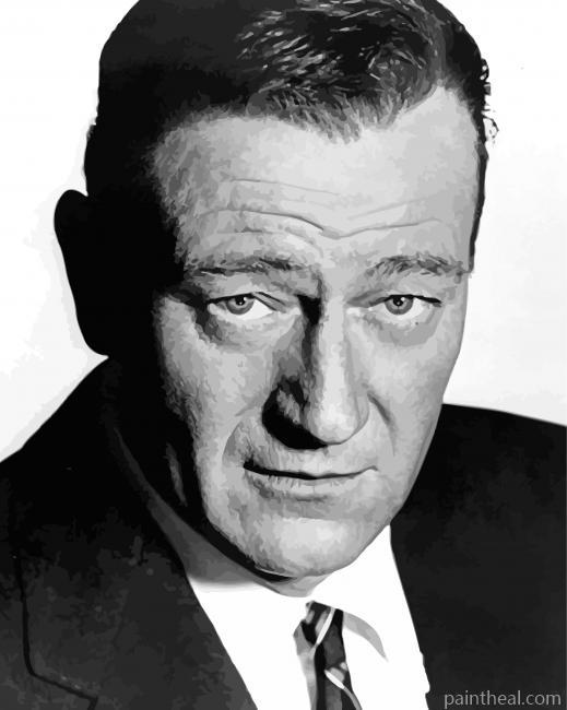 John Wayne Portrait Painting By Numbers Kits
