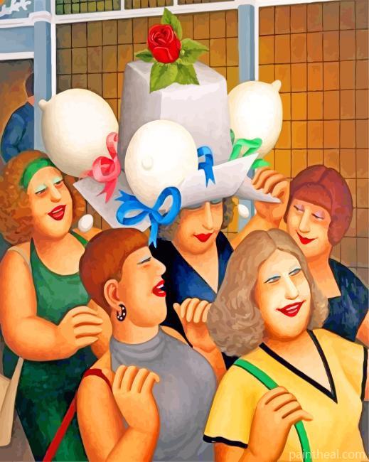 Fat Ladies Party Painting By Numbers Kits