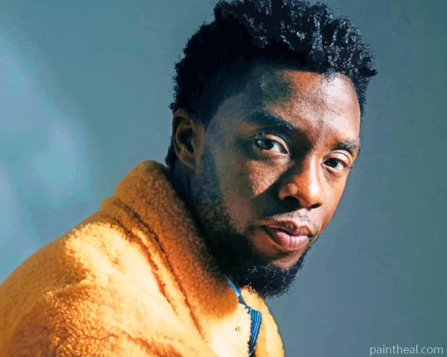 Chadwick Boseman Black Panther Painting By Numbers Kits
