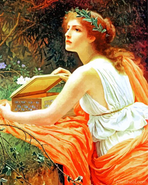 Charles Edward Perugini Pandoras Box Painting By Numbers Kits