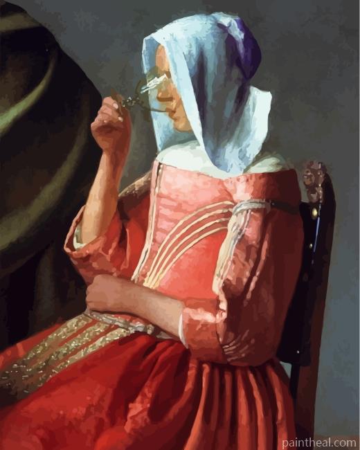 Woman Drinking Painting By Numbers Kits
