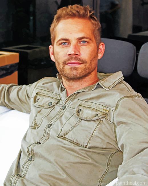 Paul William Walker Painting By Numbers Kits