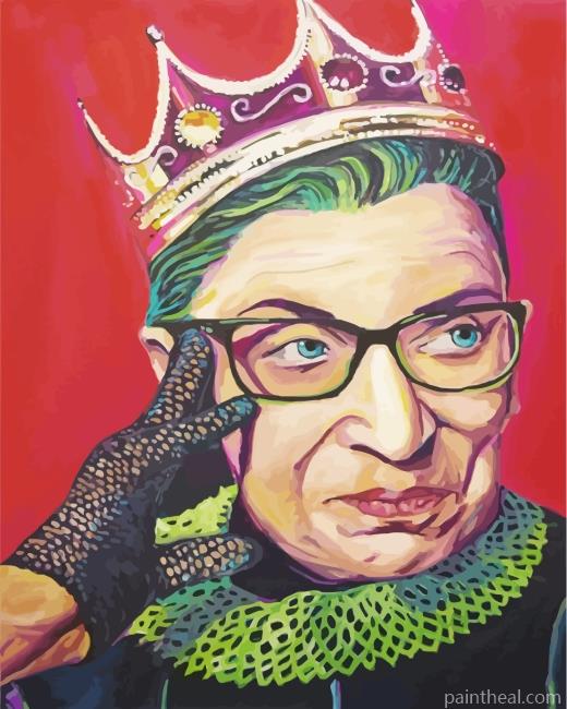 Queen Ruth Bader Painting By Numbers Kits